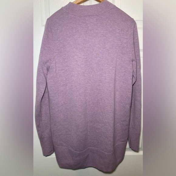 Duluth Trading Co EUC Size Medium Wash-a-Wool Merino Tunic Sweater in Lavender - Picture 5 of 8